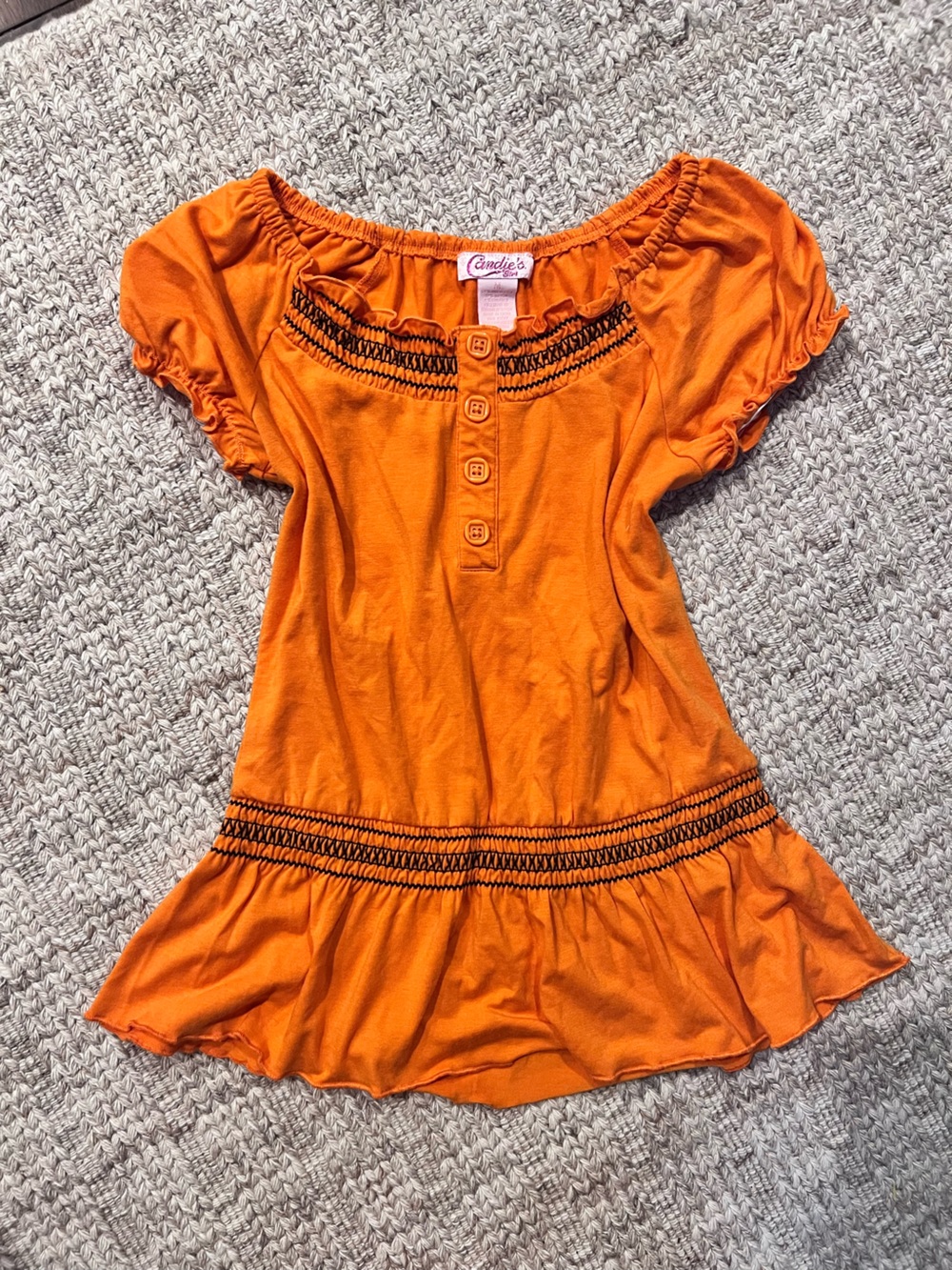Candie's Orange Short Sleeve top